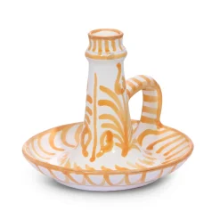 Pomelo Casa Candles|Casa Melocoton Candlestick with Hand-Painted Designs