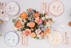 Pomelo Casa Dinnerware|Casa Melocoton Dinner Plate with Traditional Designs