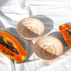 Pomelo Casa Dinnerware|Casa Melocoton Small Bowl with Hand-painted Designs