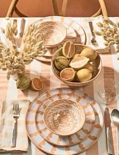 Pomelo Casa Dinnerware|Casa Melocoton Small Bowl with Hand-painted Designs