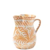 Pomelo Casa Dinnerware|Casa Melocoton Small Pitcher with Hand-painted Designs