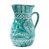 Pomelo Casa Dinnerware|Casa Verde Large Pitcher with Hand-painted Designs