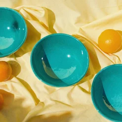 Pomelo Casa Dinnerware|Casa Verde Medium Bowl with Green Glaze