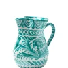 Pomelo Casa Dinnerware|Casa Verde Medium Pitcher with Hand-painted Designs