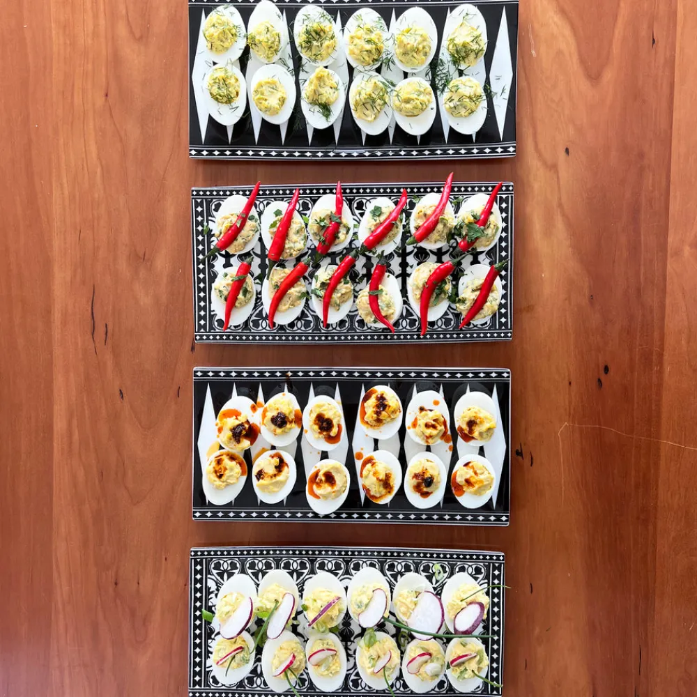 Caskata Dinnerware|Casablanca Sushi Tray, Set of 2