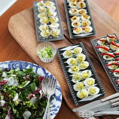 Caskata Dinnerware|Casablanca Sushi Tray, Set of 2