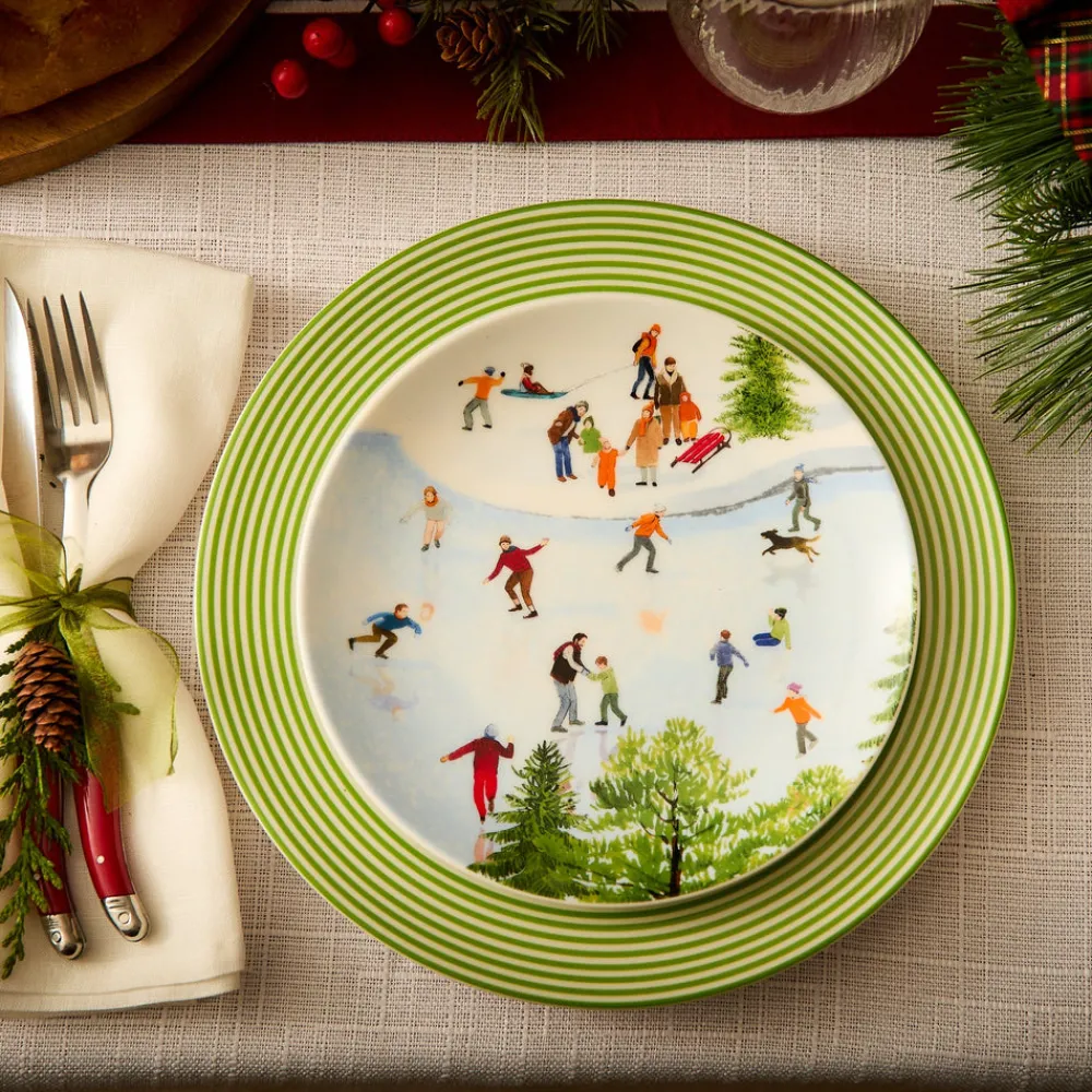 Caskata Dinnerware|X Felix Doolittle Winter Wonderland Plates