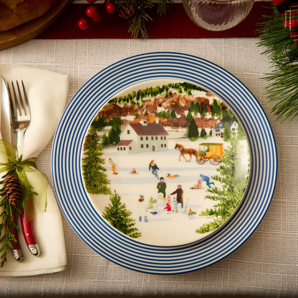 Caskata Dinnerware|X Felix Doolittle Winter Wonderland Plates