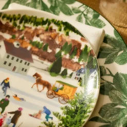 Caskata Dinnerware|X Felix Doolittle Winter Wonderland Plates