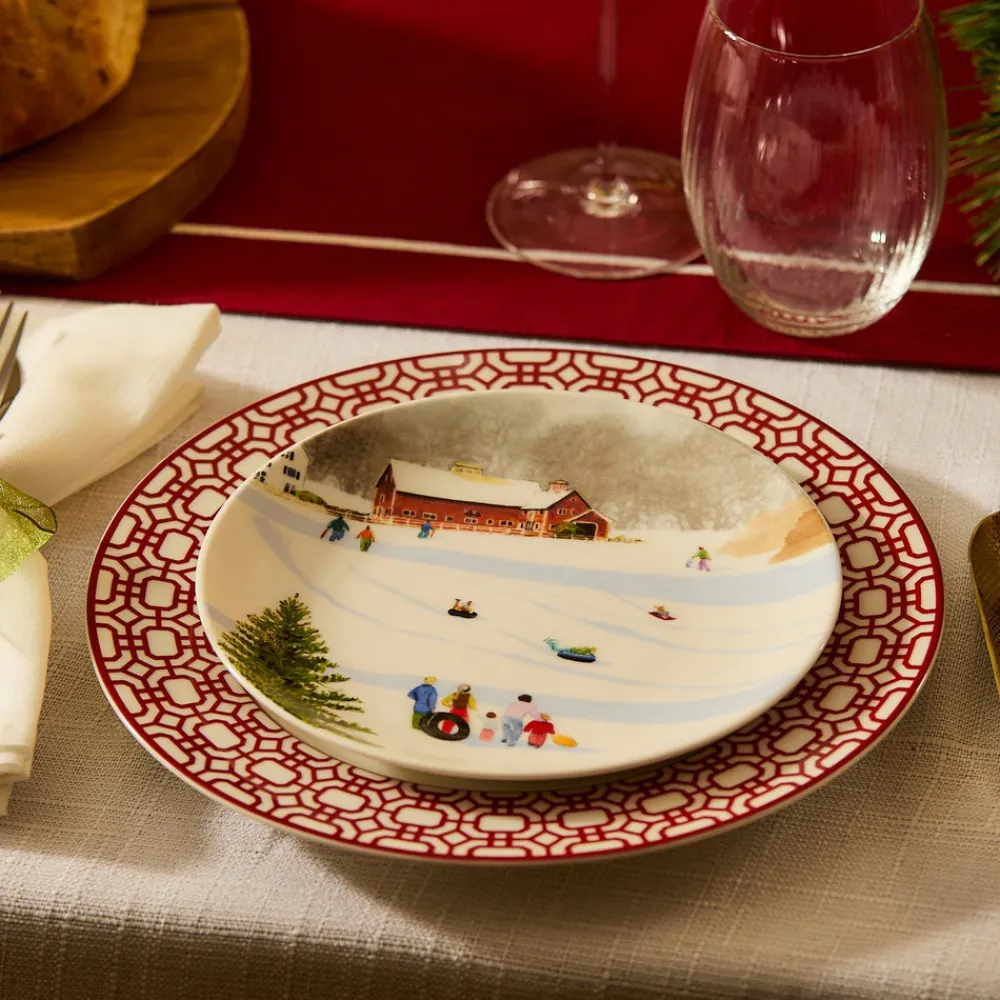 Caskata Dinnerware|X Felix Doolittle Winter Wonderland Plates