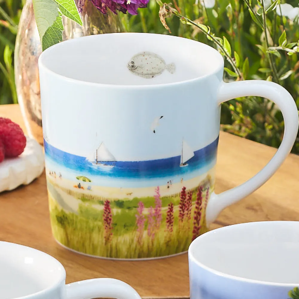 Caskata Dinnerware|X Felix Doolittle By the Sea Mugs, Set of 4
