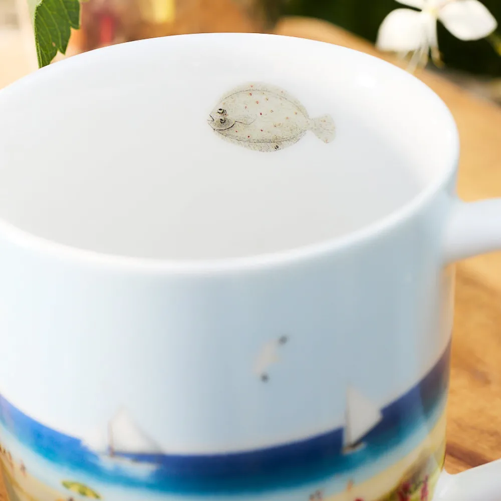 Caskata Dinnerware|X Felix Doolittle By the Sea Mugs, Set of 4