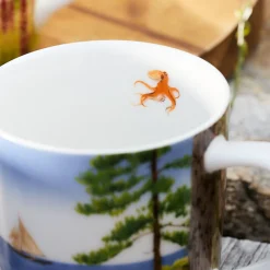 Caskata Dinnerware|X Felix Doolittle By the Sea Mugs, Set of 4