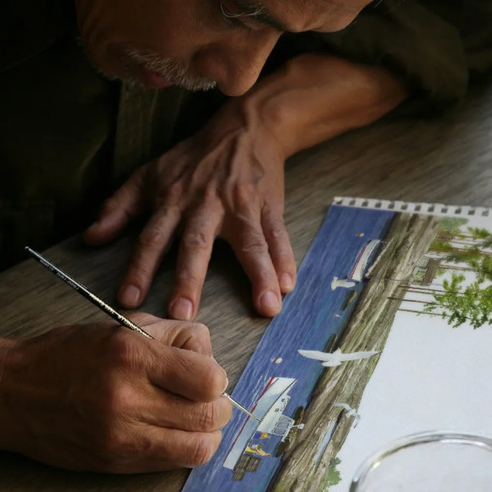 Caskata Dinnerware|X Felix Doolittle By the Sea Mugs, Set of 4