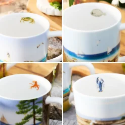 Caskata Dinnerware|X Felix Doolittle By the Sea Mugs, Set of 4