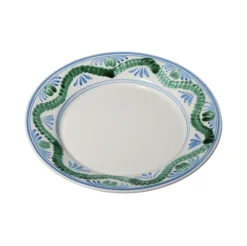 Carolina Irving and Daughters Dinnerware|Caterpillar Blue Dinner Plate