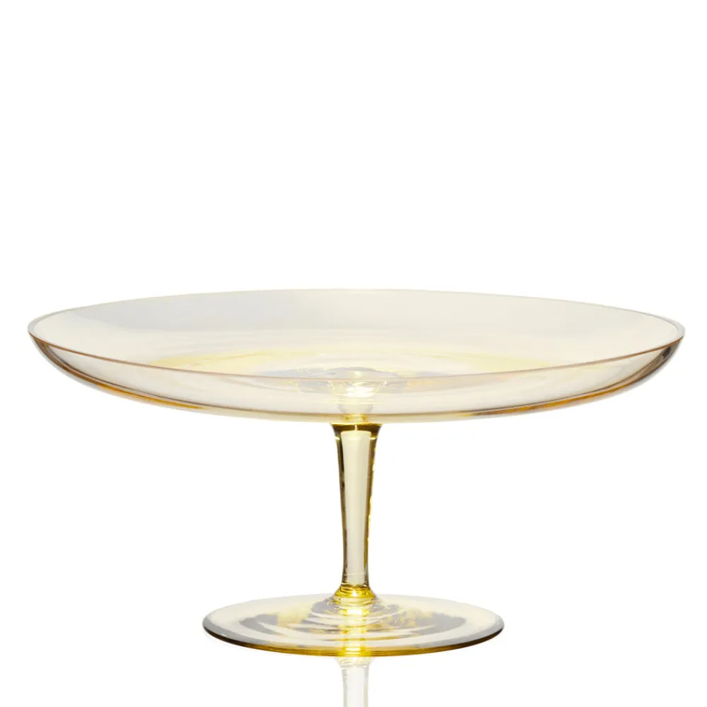 Caskata Glassware|Celia Citrine Cake Pedestal