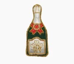 Henry Handwork Place Settings & Linens|Champagne Bottle Ornament