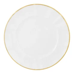 Anna Weatherley Dinnerware|Charger in White/Gold