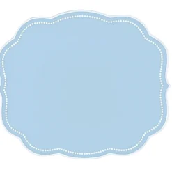 Flying Sheep Country Place Settings & Linens|Charlotte Placemat in Blue, Set of 4