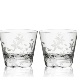 Caskata Glassware|Chatham Bloom Tumblers, Set of 2