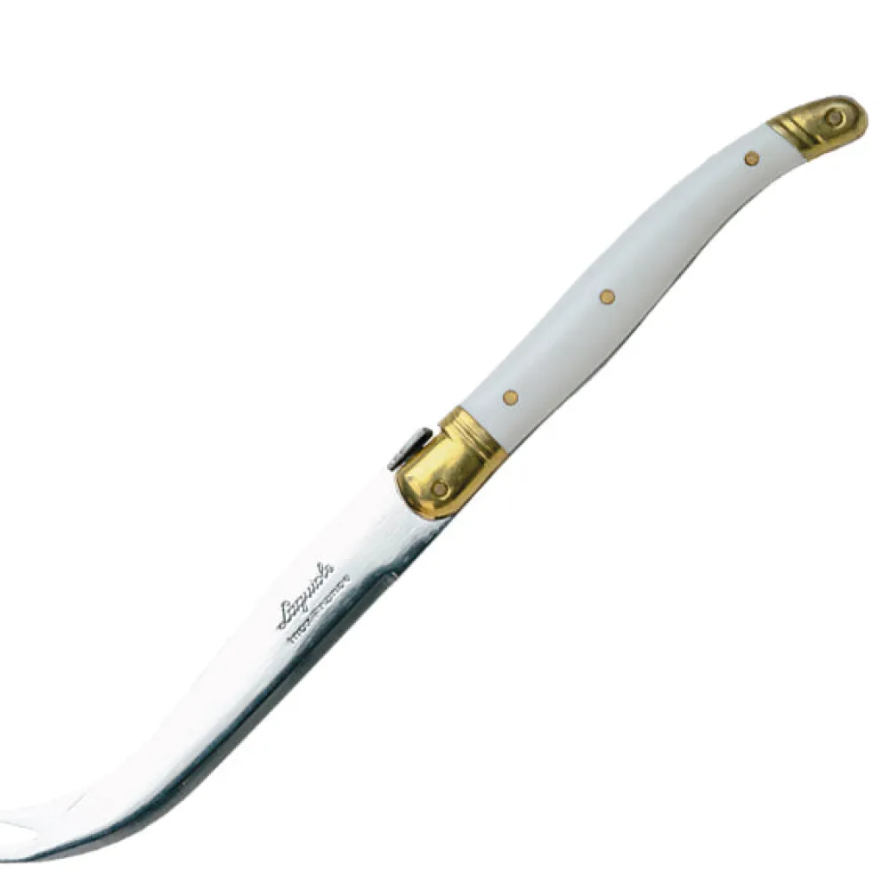 Jean Dubost Laguiole Flatware|Cheese Knife in Wooden Box