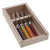 Jean Dubost Laguiole Flatware|Cheese Knives in Multicolor, Set of 4