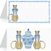 Flying Sheep Country Place Settings & Linens|Cheetah with Blue Bow Place Cards