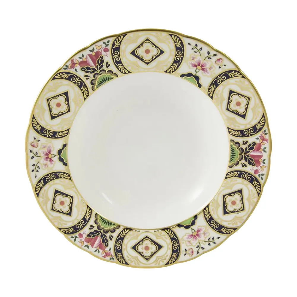 Royal Crown Derby Dinnerware|Chelsea Garden Rim Soup Bowl