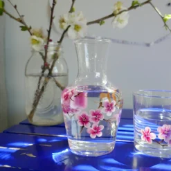 Petra Palumbo Glassware|Cherry Blossom Carafe And Tumbler