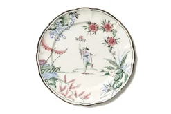 Laboratorio Paravicini Dinnerware|Chinoiserie Dessert Plates, Set of 12