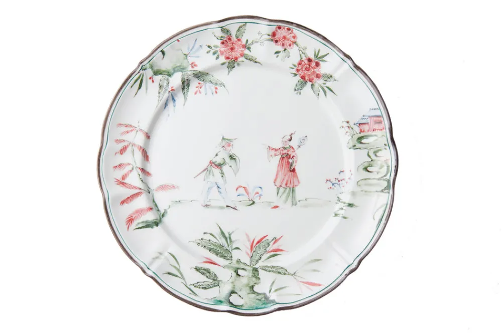 Laboratorio Paravicini Dinnerware|Chinoiserie Dinner Plates, Set of 12