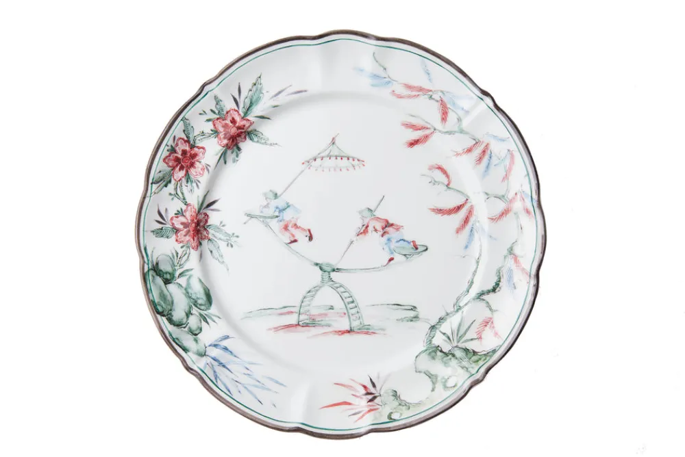 Laboratorio Paravicini Dinnerware|Chinoiserie Dinner Plates, Set of 12