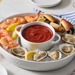 Le Creuset Dinnerware|Chip and Dip Platter in White