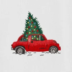 Henry Handwork Place Settings & Linens|Christmas Tree Car Napkin