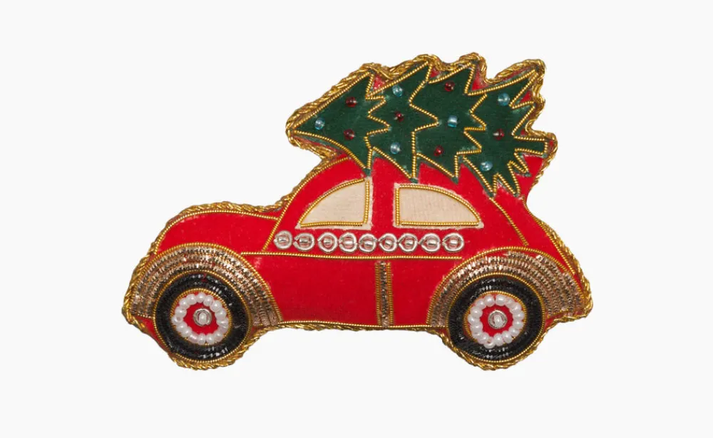 Henry Handwork Place Settings & Linens|Christmas Tree Car Ornament