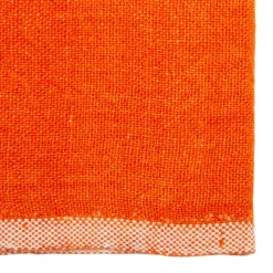 Caravan Place Settings & Linens|Chunky Linen Napkins in Orange, Set of 4