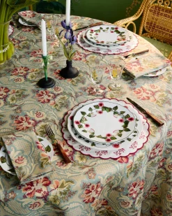 Cabana Dinnerware|Ciclamino Porcelain Dinner Plate