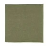 TriChi Design Place Settings & Linens|Cimen Napkin with Green Small Trim, Set of 4