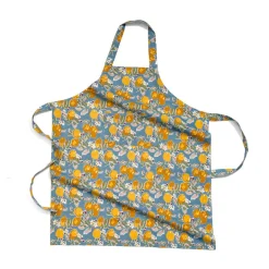 Couleur Nature Place Settings & Linens|Citron Apron in Bleu & Yellow