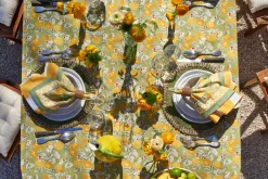 Couleur Nature Place Settings & Linens|Citron Napkins in Vert & Yellow, Set of 6