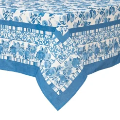 Couleur Nature Place Settings & Linens|Citron Tablecloth in Bleu