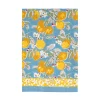 Couleur Nature Place Settings & Linens|Citron Tea Towels in Bleu & Yellow, Set of 3