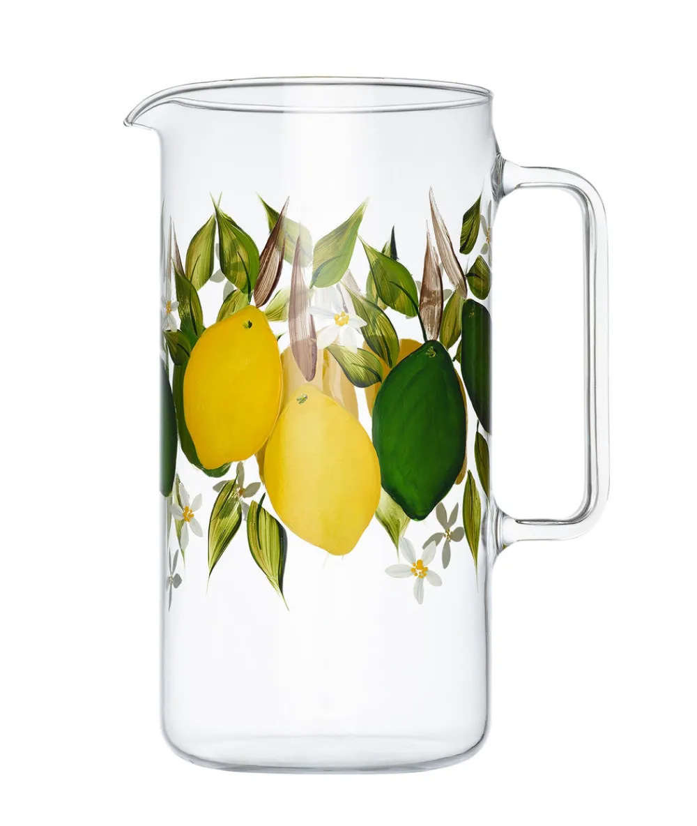 Petra Palumbo Glassware|Citrus Jug with Set of 6 Tumblers