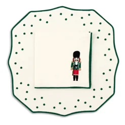 Loulou La Dune Place Settings & Linens|Clara Placemat and Napkin Set in Off White