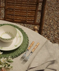 Rebecca Udall Place Settings & Linens|Classic Hemstitch Linen Napkin in Natural