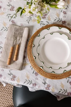 Rebecca Udall Place Settings & Linens|Classic Hemstitch Linen Napkin in Natural
