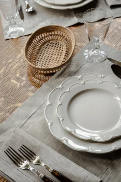 Rebecca Udall Place Settings & Linens|Classic Hemstitch Linen Napkin in Natural
