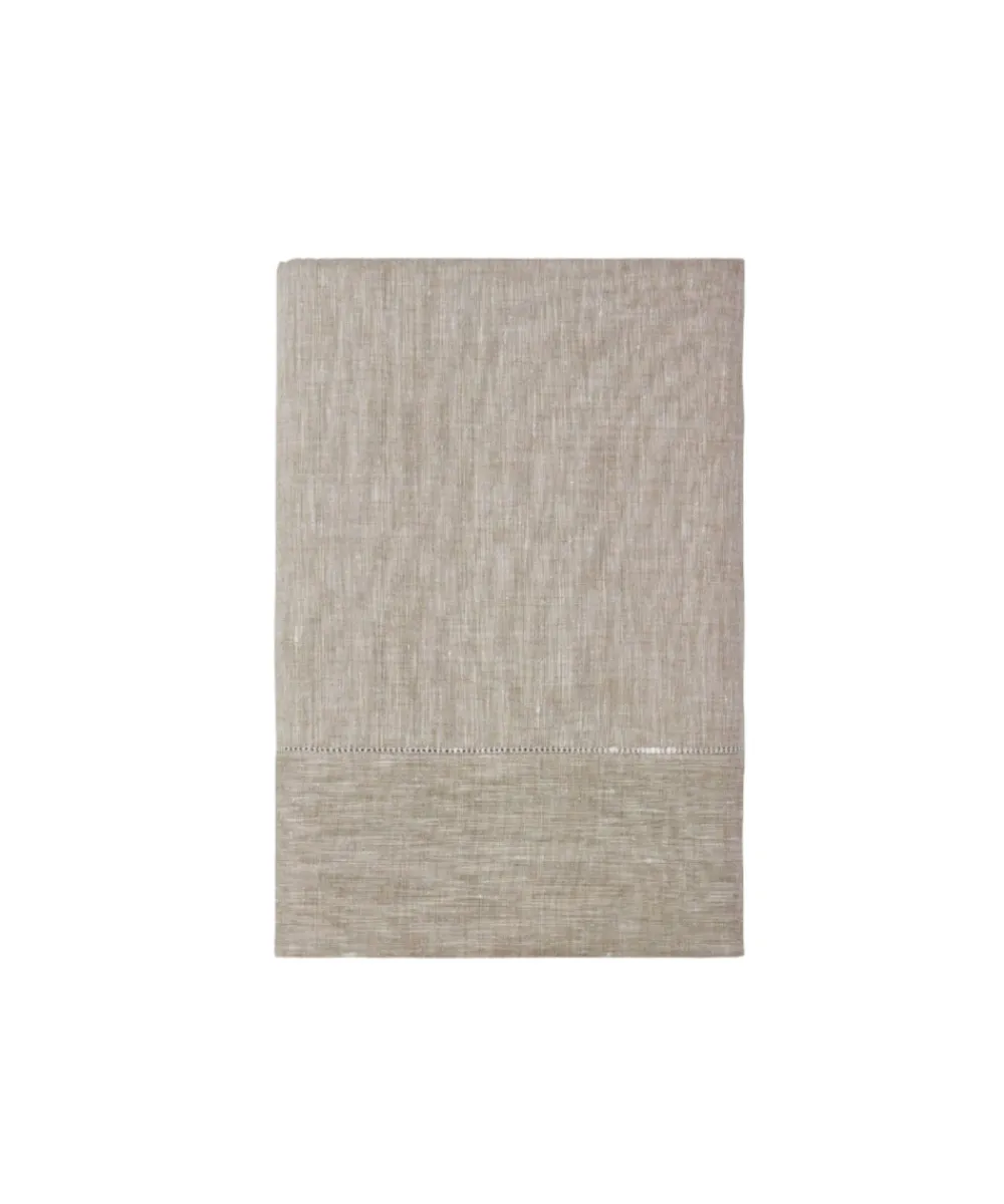 Rebecca Udall Place Settings & Linens|Classic Hemstitch Linen Tablecloth in Natural