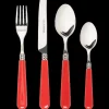 Late Afternoon Flatware|Classic Red Cutlery, Set of 16